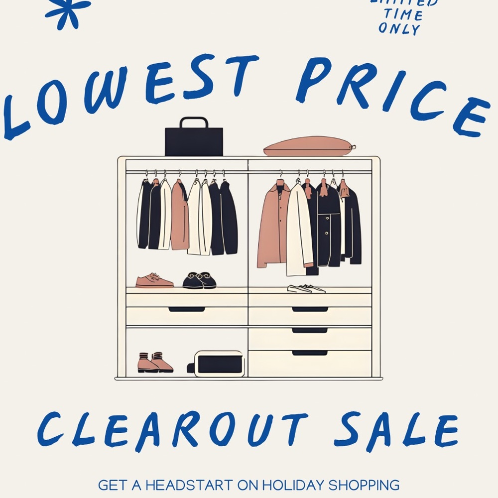 Closet Clear OUT SALE